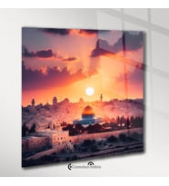 Kudüs Mescid-i Aksa Cam Tablo