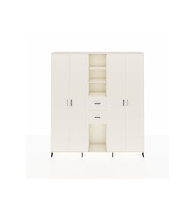 Arges Gardrop 15 Raflı 2 Çekmeceli 4 Kapaklı 220x30x243 Aytaşı-Aytaşı