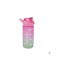 Cam Motivasyon Matarası 500 ml Pembe Mor