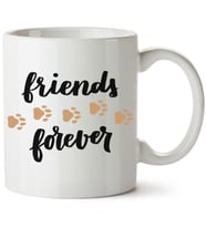 Köpek Baskılı Porselen Kupa Bardak