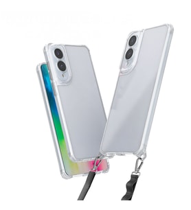 Galaxy S25 Edge Kılıf Airbagli Takılabilir Askı Aparatlı Snap Silikon Kapak (Şeffaf)