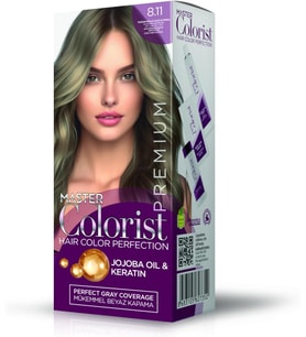 Premıum Yarı Kit Set Saç Boyası 8.11 Yoğun Küllü Kumral