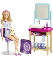 Barbie Wellness Işıltı Dolu Spa Günü Oyun Seti HCM82 (Çok Renkli)