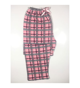 Pamuklu Cepsiz Kışlık Kadın Pijama Altı pmk7 (Pembe)