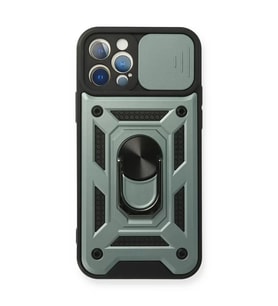 İphone 12 Pars Lens Yüzüklü - Yeşil