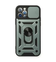 İphone 12 Pars Lens Yüzüklü - Yeşil