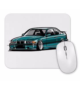 Bmw Stanced Out E36 Mouse Pad