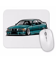 Bmw Stanced Out E36 Mouse Pad