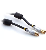 HY-P610, RG6U6 F M To 9.5 TV F Kablo, 1.5 m, Beyaz