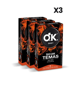 Okey Sıcak Temas Prezervatif 10'lu x3 Adet