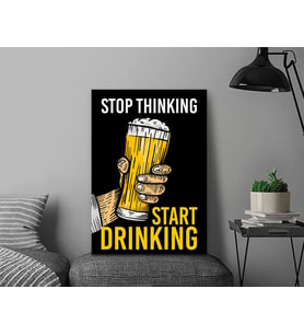 BK Gift  Beer Tasarımlı Kanvas Tablo-7 Ev Dekorasyonu, Ev Hediyesi