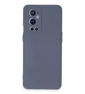 Mey İthalat® One Plus 9 Pro Kılıf Nano içi Kadife Silikon - Gri