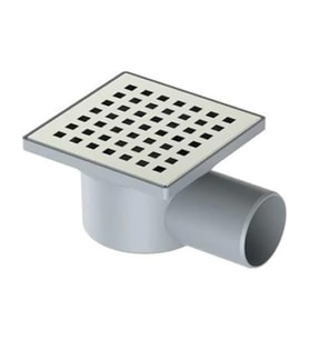 Arçe Yandan 50 Çıkışlı Metal Yer Sifon Süzgeci 10x10