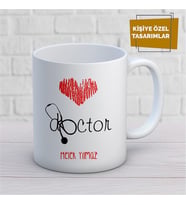 Kişiye Özel İsim Yazılabilir Doctor Kupa Bardak