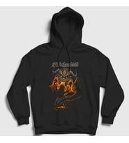 Presmono Unisex Siyah Dragon V3 Blind Guardian Kapüşonlu Sweatshirt 378691tt