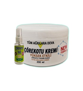 Çörek Otu Ağrı Kremi 200 ml White Box Ağrı Kesici + 30 ml Çörek Otu Ağrı Dindirici Yağ