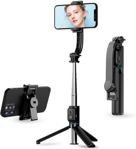 Çok Amaçlı Selfie Çubuğu Masa Üstü Tripod Kumandalı Selfie 360 Derece Dönebilir 107 Cm