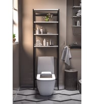 Morpanya Klozet Üstü Düzenleyici Raf Banyo Düzenleyici Klozet Üstü Raf Banyo