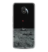 Xiaomi Redmi 8A 8 Pro 9C 9T 10C 11T Pro Kılıf Desenli Silikon Astronoot Red Baloon 1608