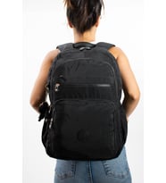 Ultra Hafif Çok Cepli Su Geçirmez Sırt Çantası Unisex Siyah (Model: 571-1B)