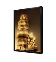 Pisa Kulesi Çerçeveli Mdf Tablo