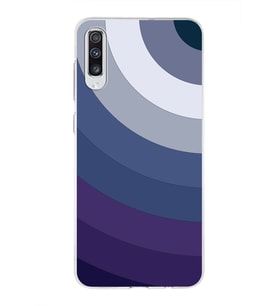 Samsung Galaxy A70s   Kapak Renk Cümbüşü Tasarımlı Şeffaf Silikon Kılıf