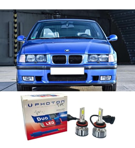 Bmw E36 Led Xenon Sis Farı Ampulü H1 Duo Yeni Seri Beyaz
