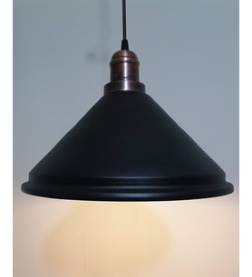 RİOLİGHT RETRO SİYAH İÇİ GOLD TEKLİ METAL SARKIT ÇAP: 33CM