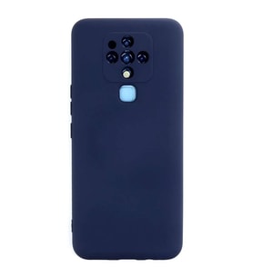 Camon 16 Kılıf Nano içi Kadife Silikon - Lacivert