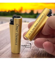 Çift Yön Baskı Avantajıyla Kişiye Özel Lüks Clipper Metal Çakmak