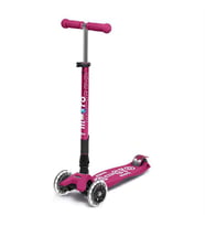 Maxi Micro Scooter Deluxe Foldable Berry Red LED MMD095 (Standart)