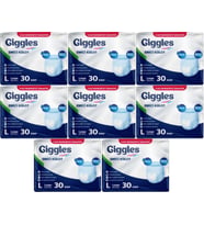 Giggles Hasta Bezi Yetişkin Emici Külot L-Büyük 240 Adet (8PK*30)