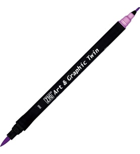 Zig Art & Graphic Twin Marker Çizim Kalemi 60 Light Mauve 