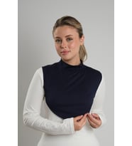 Lacivert Tesettür Boyunluk Viskon Kumaş Düz 1003_02