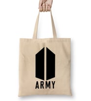 Bts Army Logo Bez Çanta Uzun Saplı