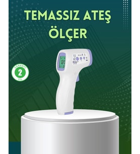 Kızılötesi Temassız Ateş Ölçer Lcd Ekranlı Hassas Termometre