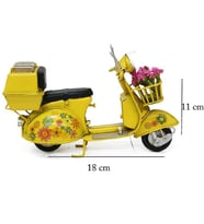 Dekoratif Metal Scooter Sepetli Süsler Ev Oturma Odas TV kabine Masaüstü Ofis Dekorasyon