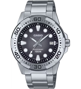 Casio MTD-140D-1AVDF Çelik Kasa Çelik Kordon 10 Atm Suya Dayanıklı Metalik Renk Erkek Kol Saati