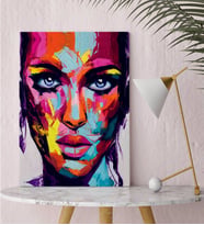 BK Gift Woman Art Tasarımlı Kanvas Tablo-13
