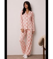 Night Kadın Düğmeli Kışlık Ev Pijama Takımı