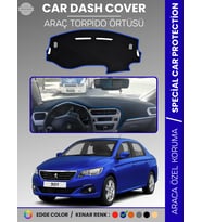 PEUGEOT 301 (2012-2024) Torpido Örtüsü Ön Göğüs Koruma Torpido Koruma Birebir Uyum Kaymaz Özel Kesim