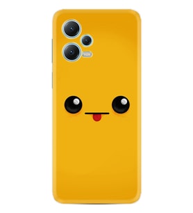 Xiaomi Redmi Note 12 4g Kılıf Resimli Desenli Silikon Platinium Series Yellow Sweet 1817
