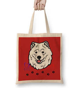 Funny Dog Lover Gift For Women Men Bez Çanta Uzun Saplı