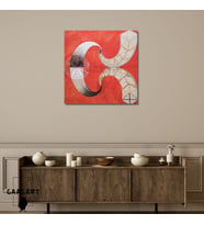 Kare Kanvas Tablo Ünlü Eserler Hilma af Klint-Group IX-SUW, The Swan, No. 9 (1915)