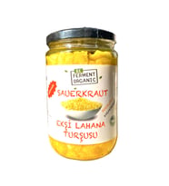 Organik Sauerkraut Zerdeçallı - Karabiberli Ekşi Lahana Turşusu 660 g