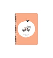 Keskin Hisli Şeyler A4 Çizgili Spiralli Stickerli Defter Oturmaya Mı Geldik? 80Yp