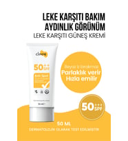 Leke Karşıtı ve Aydınlatıcı Etkili Beyaz İz Bırakmayan Yüksek Korumalı Güneş Kremi 50 ml