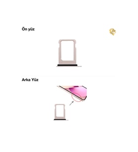 Uyumlu İphone 13 Mini Sim İç Yuvası Tekli Altın Sim yuvası sim tepsisi sim aparatı yeni sim yuvası tekli sim tepsisi sim çekmecesi