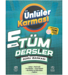 Ünlüler Karması 5. Sınıf Tüm Dersler Soru Bankası Yeni