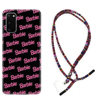 Samsung A02S A03S A10 A12 A13 A21S A22 Kılıf Boyun Asklı Rasta Silikon Barbie 1404